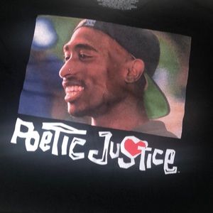 Poetic Justice XL Crop Top Tupac